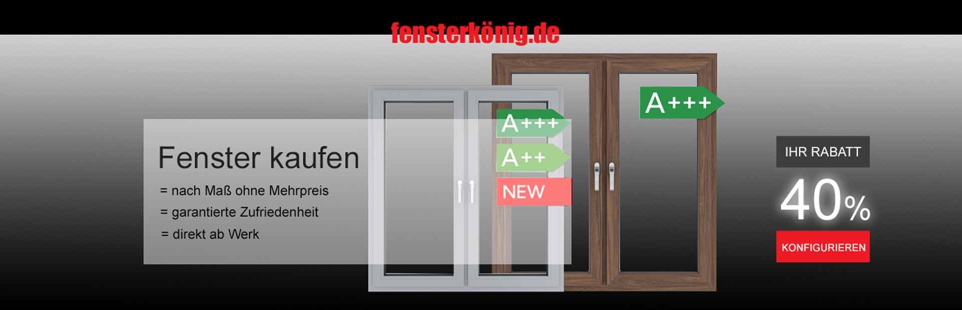 Unsere Fenster: Immer günstig!